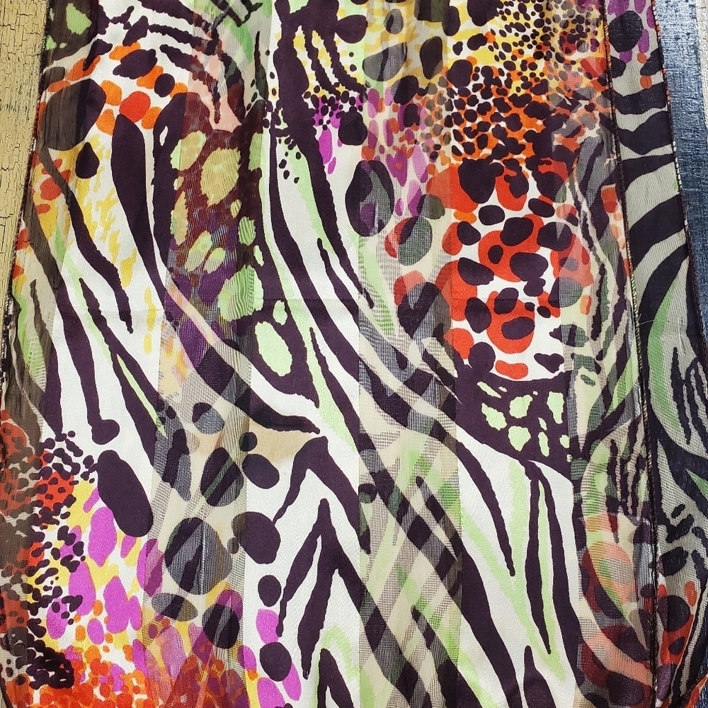 👸🧣 Wild print scarf - Picture 7 of 11